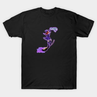 Purple Halloween Witch T-Shirt